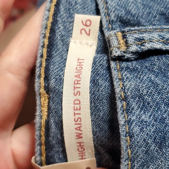 Levi's High Waisted Straight Jeans, 26 x 29 - Picture 12 of 16